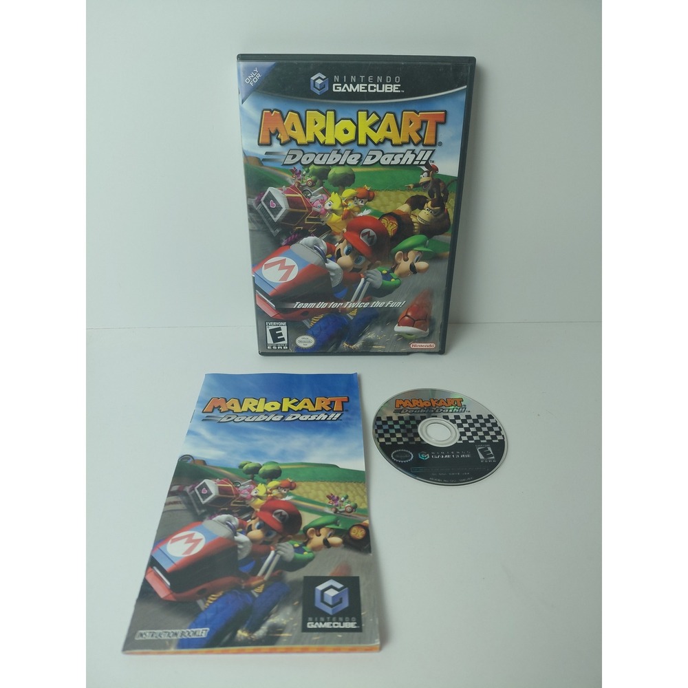 Mario Kart Double Dash Nintendo GameCube Not For Resale CIB Manual